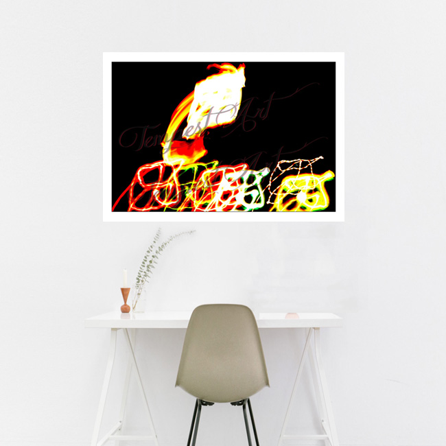 Rising Dragon dragon head rising up and above Lightworks Home Art Print Tempest Art